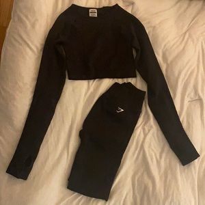Gymshark Black Glow set